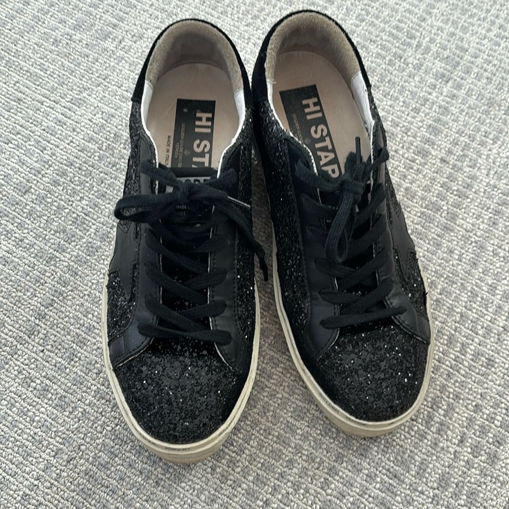 Sparkle black golden goose